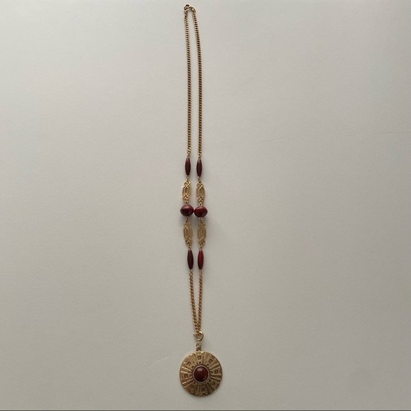 Sarah Coventry Jewelry - Sarah Cov Gold Necklace with Removable Pendant